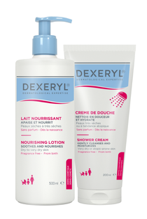 Dexeryl Lotion &  Douchecrème Combi 2ST 