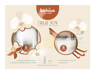 Bolsius True Joy Vanilla Delight Fragranced Giftset 1ST Bolsius True Joy Vanilla Delight Fragranced Giftset 1ST