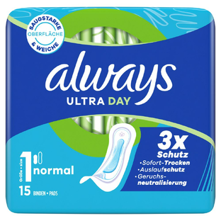 Always Ultra Day Maandverband Normal 15ST Always Ultra Day Maandverband Normal 15ST