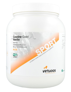 Virtuoos Caseïne Gold Vanille Eiwitten Poeder 900GR 
