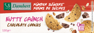 Damhert Nutty Crunch Chocolate Cookies 120GR Damhert Nutty Crunch Chocolate Cookies 120GR