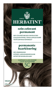 Herbatint Permanente Haarkleuring 5C Licht As-Kastanje 170ML Herbatint Permanente Haarkleuring 5C Licht As-Kastanje 170ML