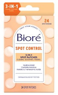 Biore Bioré  Spot Control 3-in-1 Spot Patches 24ST 