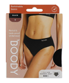 Boody Menstruatieondergoed Bikinislip Zwart Normaal/Hevig Maat S 1ST Boody Menstruatieondergoed Bikinislip Zwart Normaal/Hevig Maat S 1ST
