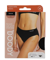 Boody Menstruatieondergoed Bikinislip Zwart Licht / Normaal Maat XS 1ST