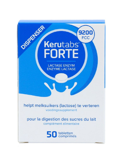 Kerutabs Lactase Enzym Forte 9200 FCC Tabletten 50TB 