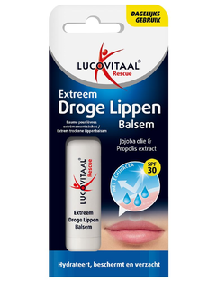 Lucovitaal Extreem Droge Lippen Balsem 5GR Lucovitaal Extreem Droge Lippen Balsem 5GR
