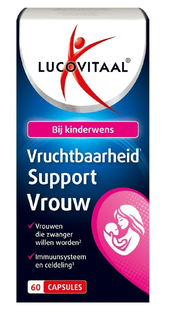 Lucovitaal Vruchtbaarheid Support Vrouw Capsules 60CP Lucovitaal Vruchtbaarheid Support Vrouw Capsules 60CP