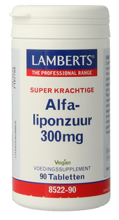 Lamberts Alfa Liponzuur 300mg Tabletten 90TB Lamberts Alfa Liponzuur 300mg Tabletten 90TB