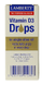 Lamberts Vitamine D3 Druppels 20ML Achterkant verpakking