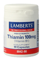 Lamberts Thiamine 100 mg Capsules 90VCP Lamberts Thiamine 100 mg Capsules 90VCP
