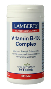 Lamberts Vitamine B-100 Complex Tabletten 60TB Lamberts Vitamine B-100 Complex Tabletten 60TB