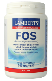 Lamberts FOS (Fructo Oligo Sacchariden) Poeder 500GR Lamberts FOS (Fructo Oligo Sacchariden) Poeder 500GR