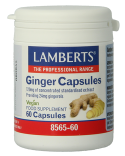 Lamberts Gember Vegacapsules 60VCP Lamberts Gember Vegacapsules 60VCP