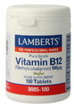Lamberts Vitamine B12 100mcg Tabletten 100TB Lamberts Vitamine B12 100mcg Tabletten 100TB