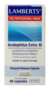 Lamberts Acidophilus Extra 10 Vegacapsules 60VCP Lamberts Acidophilus Extra 10 Vegacapsules 60VCP