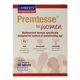 Lamberts Premtesse Voor Vrouwen Tabletten 60TB Lamberts Premtesse Voor Vrouwen Tabletten 60TB