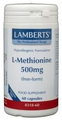 Lamberts L-methionine 500mg Vegacapsules 60VCP Lamberts L-methionine 500mg Vegacapsules 60VCP