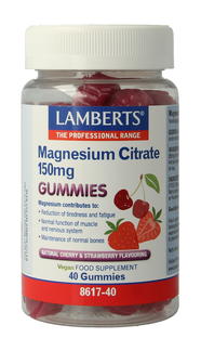 Lamberts Magnesium Citraat Gummies 40ST Lamberts Magnesium Citraat Gummies 40ST