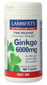 Lamberts Ginkgo 6000mg Time Release Tabletten 180TB Lamberts Ginkgo 6000mg Time Release Tabletten 180TB