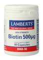 Lamberts Biotine 500 mcg Capsules 90VCP Lamberts Biotine 500 mcg Capsules 90VCP