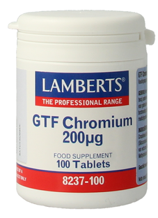 Lamberts GTF Chroom 200mcg Tabletten 100TB 