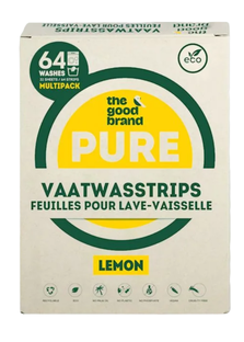 The Good Brand Pure Vaatwasstrips Lemon 64ST 