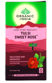 Organic India Tulsi Sweet Rose Bio Thee Zakjes 25ZK Organic India Tulsi Sweet Rose Bio Thee Zakjes 25ZK