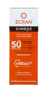 Ecran Sunnique Gezicht & Decolleté Zonnebrandcrème  SPF50 50ML 