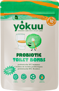 Yokuu Probiotic Toilet Bombs Eucalyptus & Mint 10ST Yokuu Probiotic Toilet Bombs Eucalyptus & Mint 10ST