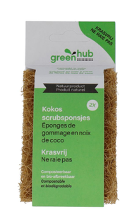 GreenHub Kokos Scrubspons 2ST GreenHub Kokos Scrubspons 2ST