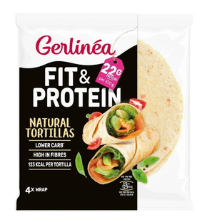Gerlinéa Fit & Protein Natural Tortillas 160GR Gerlinéa Fit & Protein Natural Tortillas 160GR