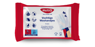 HeltiQ Vochtige Washandjes 10ST HeltiQ Vochtige Washandjes 10ST
