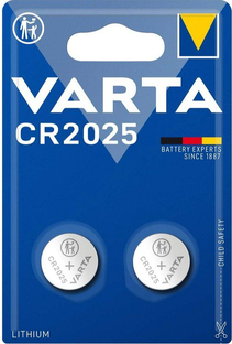 Varta Lithium CR2025 Knoopcel-batterij 2ST Varta Lithium CR2025 Knoopcel-batterij 2ST