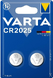 Varta Lithium CR2025 Knoopcel-batterij 2ST Varta Lithium CR2025 Knoopcel-batterij 2ST