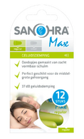 Sanohra Oordopjes Foam Max Regular 6PR Sanohra Oordopjes Foam Max Regular 6PR