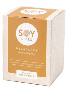 Soylites Soycandle Decadence - Vanilla & Ylangy Ylang 220ML Soylites Soycandle Decadence - Vanilla & Ylangy Ylang 220ML