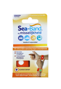 Sea Band Polsbandjes Bij Misselijkheid Kinderen Oranje 2ST Sea Band Polsbandjes Bij Misselijkheid Kinderen Oranje 2ST