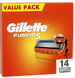 Gillette Fusion 5 Scheermesjes - voordeelverpakking 14ST Gillette Fusion 5 Scheermesjes - voordeelverpakking 14ST