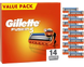 Gillette Fusion 5 Scheermesjes - voordeelverpakking 14ST Verpakking met scheermesjes ernaast