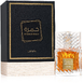 Lattafa Khamrah Eau de Parfum 100ML Verpakking met parfum fles ernaast Lattafa Khamrah Eau de Parfum 100ML Verpakking met parfum fles ernaast