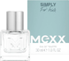 Mexx Simply For Him Eau de Toilette 30ML Verpakking plus flesje Mexx Simply For Him Eau de Toilette 30ML Verpakking plus flesje