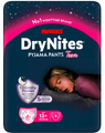 Huggies DryNites 13+ Pyjama Pants Teen Girl 9ST