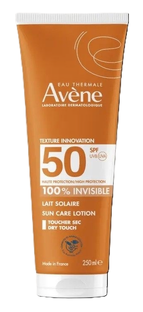 Eau Thermale Avène SPF50 100% Invisible Zonnemelk 250ML Eau Thermale Avène SPF50 100% Invisible Zonnemelk 250ML