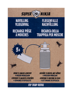 Super Ninja Navulling Vliegenval 3ST 