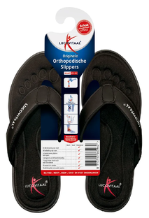 Lucovitaal Orthopedische Slippers Maat 43-44 Zwart 1PR Lucovitaal Orthopedische Slippers Maat 43-44 Zwart 1PR