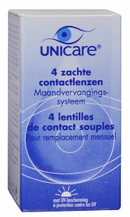 Unicare Contactlenzen -2.75 4ST