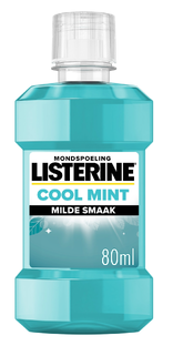 Listerine Cool Mint Milde Smaak Mondspoeling Mini 80ML 