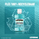 Listerine Cool Mint Milde Smaak Mondspoeling Mini 80ML recyclbare fles sfeerbeeld