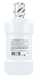Listerine Advanced White Mild & Zonder Alcohol Mondspoeling 500ML achterkant fles